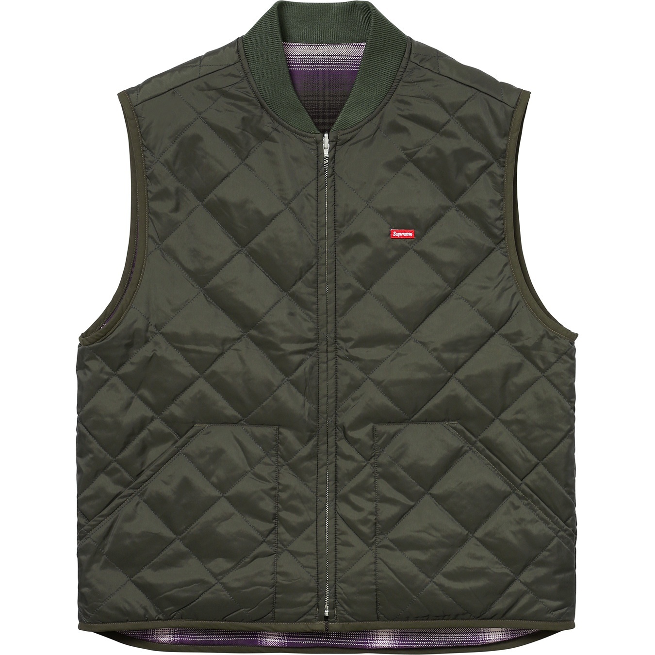 Reversible Shadow Plaid Vest view 8